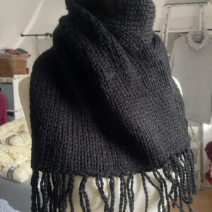 Strickanleitung Schal Glatt-rechts mit Fransen PDF Download – AlteLiebeHamburg
